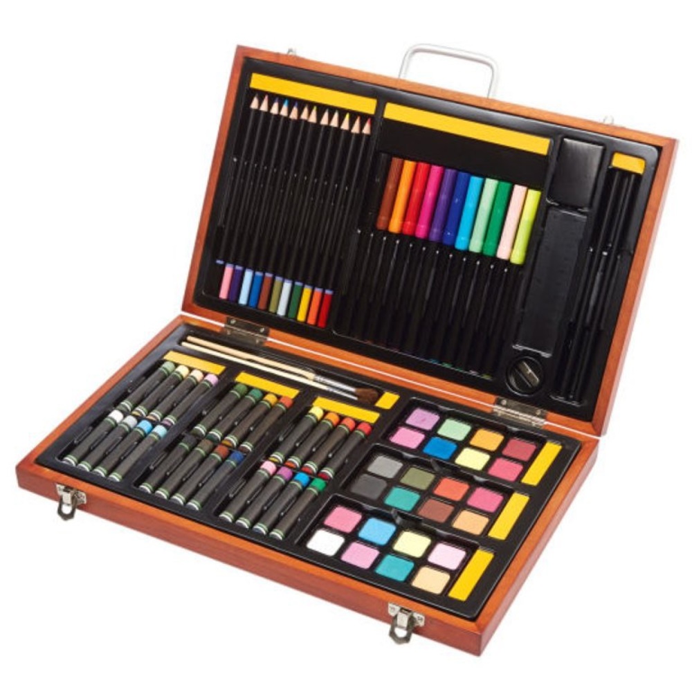 Young Artists Briefcase 80 Piece Art Set- Brand New!